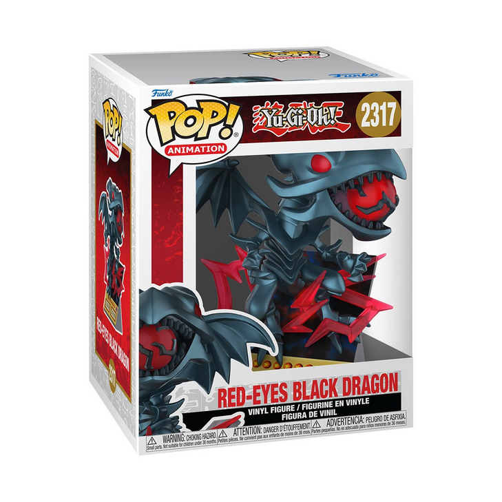 POP Figure (6 Inch): Yu-Gi-Oh #2317 - Red-Eyes Black Dragon Card