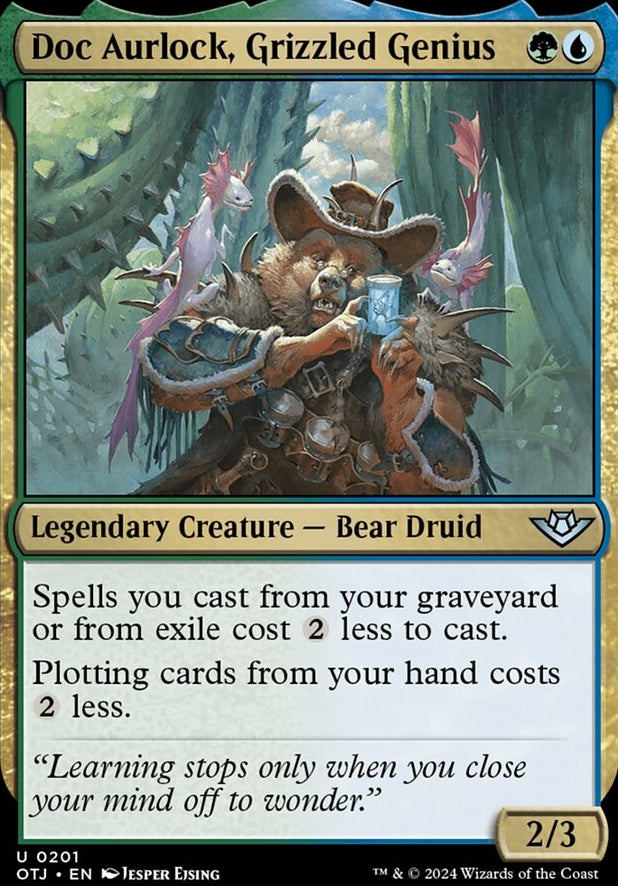 Doc Aurlock, Grizzled Genius [#0201] (OTJ-U-FOIL)