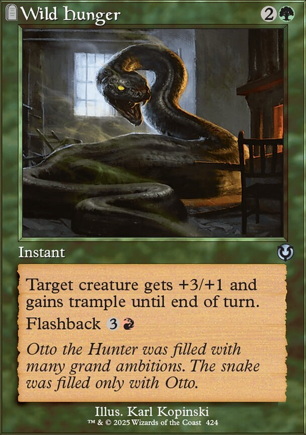 Wild Hunger [ #0424 Retro Frame ] (INR-U-FOIL)