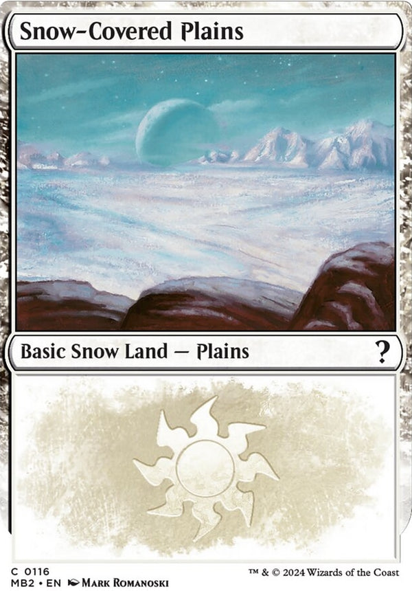 Snow-Covered Plains [#0116 White-Border] (MB2-C)