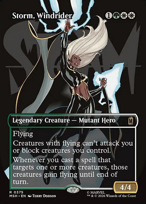 Storm, Windrider [ #0375 Borderless Logo ] (MSH-R)