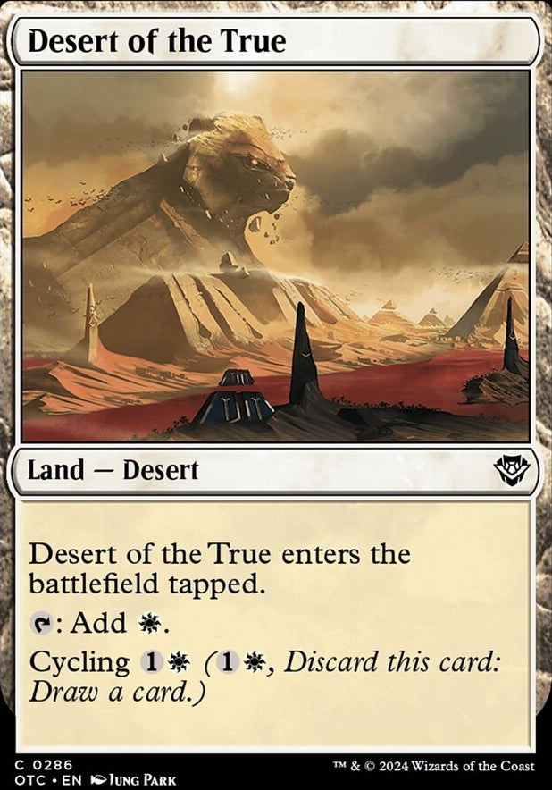 Desert of the True [