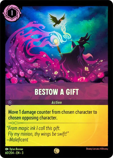 Bestow a Gift (Into the Inklands 060/204) Common - Near Mint Cold Foil