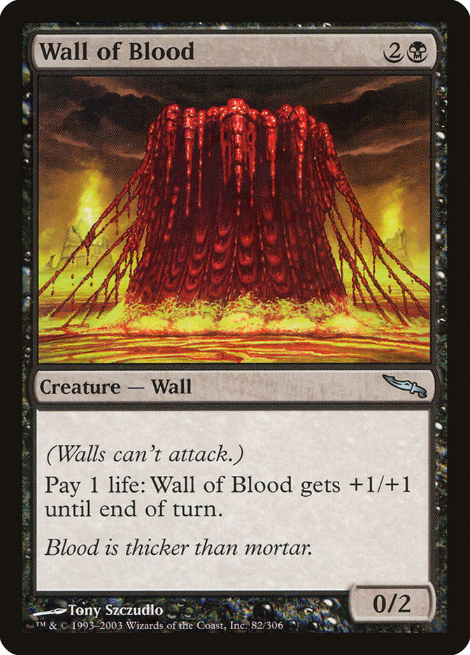 Wall of Blood (MRD-U-FOIL) Light Play
