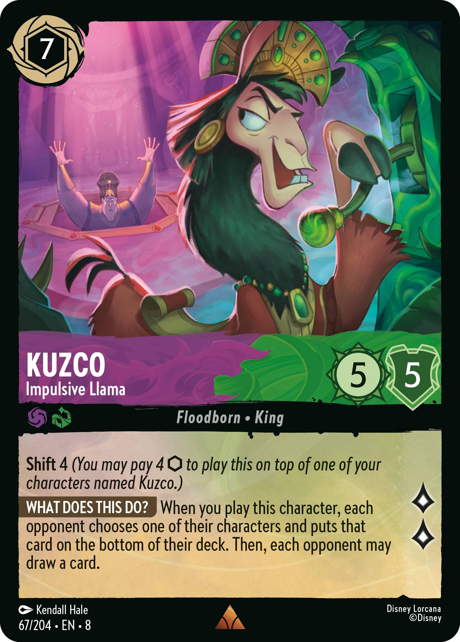 Kuzco - Impulsive Llama (Reign of Jafar - 067/204 ) Rare