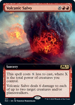 Volcanic Salvo [#371 Extended Art] (M21-R)