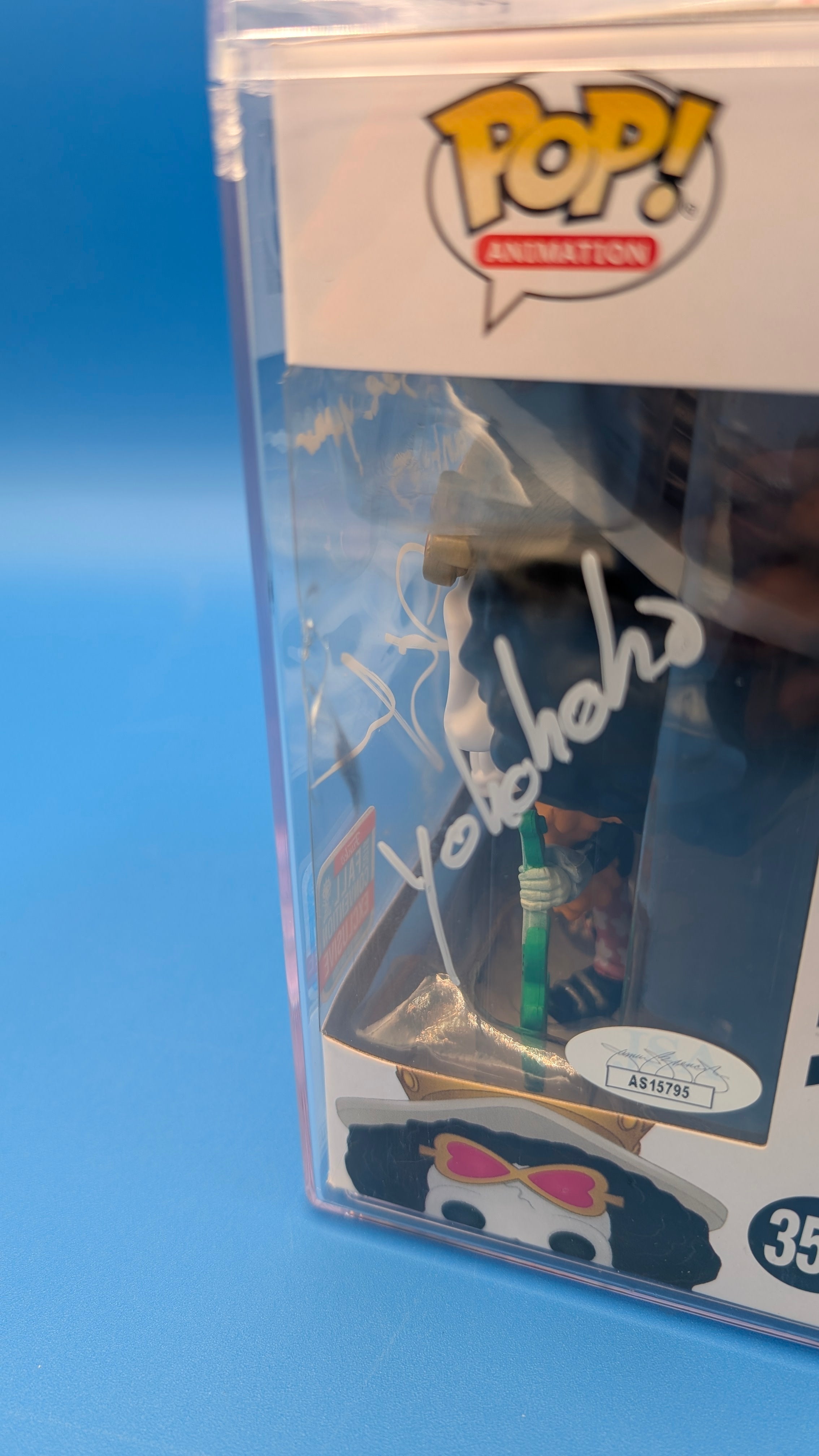 POP Figure: One Piece #0358 - Brook (2018 Fall Convention Exclusive) (Signed by Ian Sinclair) (JSA Certified AS15795)