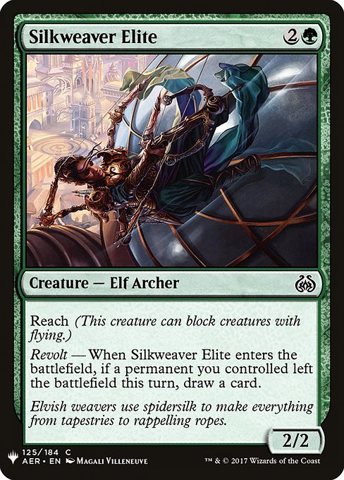 Silkweaver Elite [Mystery Booster #1335] (AER-C)