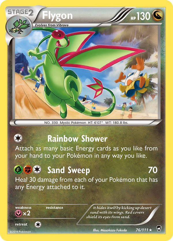 Flygon - 076/111 (FFI) Rare - Near Mint