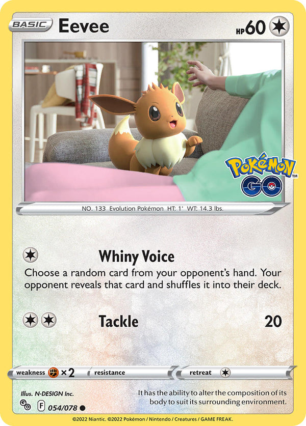 Eevee - 054/078 (PGO) Common - Near Mint