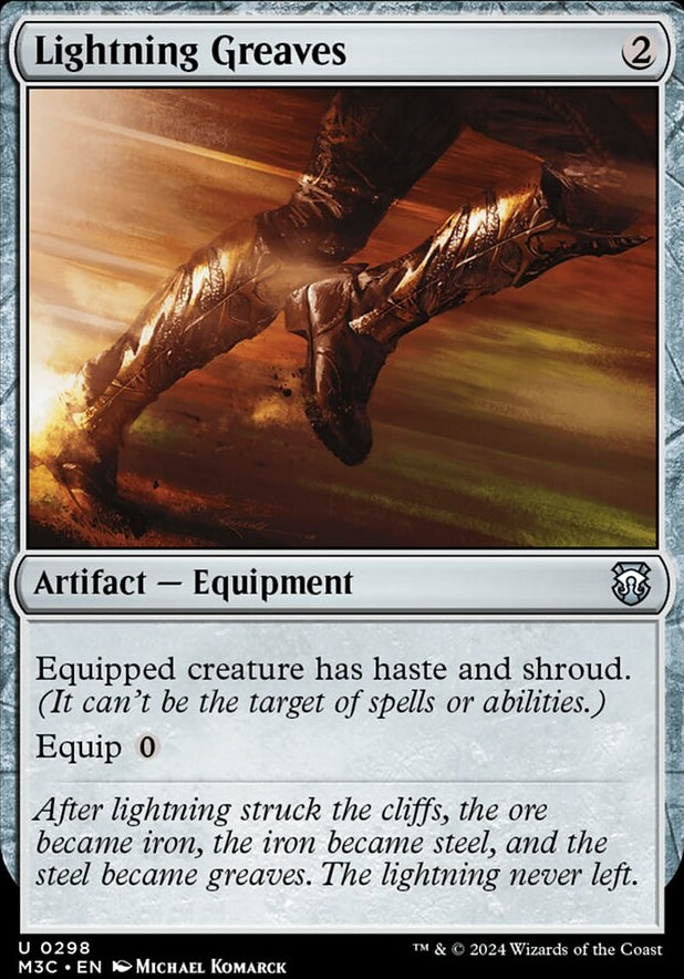 Lightning Greaves [#0298 Ripple Foil] (M3C-U)