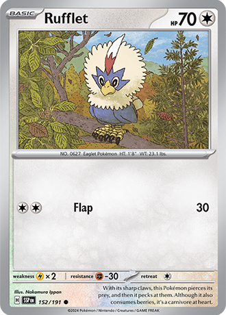 Rufflet - 152/191 (SSP) Common - Near Mint