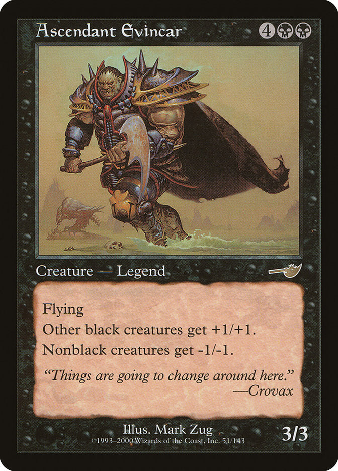 Ascendant Evincar (NEM-R-FOIL) Heavy Play