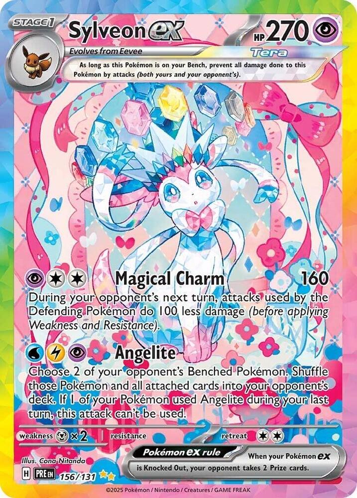 Sylveon ex - 156/131 (PRE) Special Illustration Rare - Near Mint Holofoil