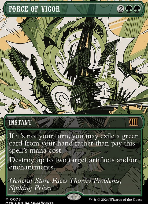 Force of Vigor [#0073 Textured Foil] (OTP-M)