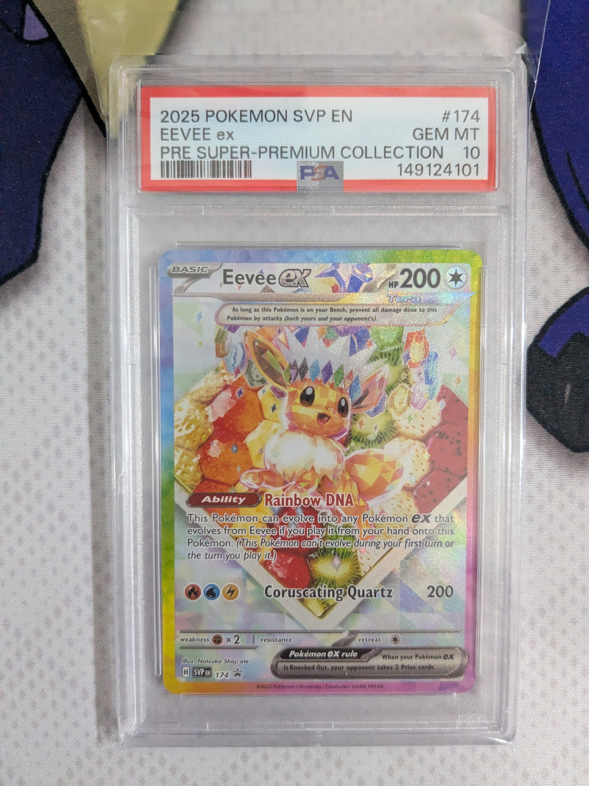 Eevee ex - 174 / Promo (SVP) Promo - Near Mint Holofoil (Graded - PSA 10)