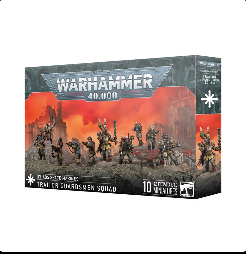 40K: Heretic Astartes: Chaos Space Marine - Traitor Guardmen Squad