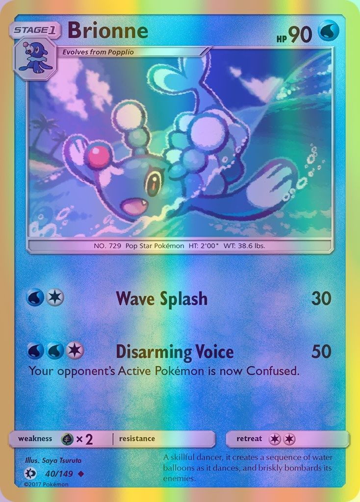 Brionne - 040/149 (SM01) Uncommon - Near Mint Reverse Holofoil