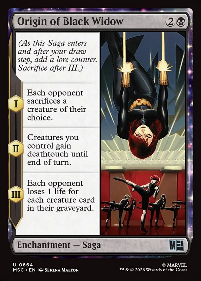 Origin of Black Widow [ #0664 ] (MSC-U)