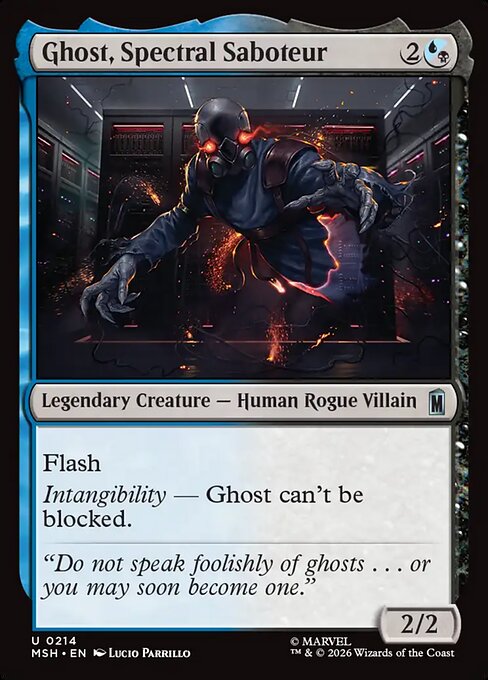 Ghost, Spectral Saboteur [ #0214 ] (MSH-U)