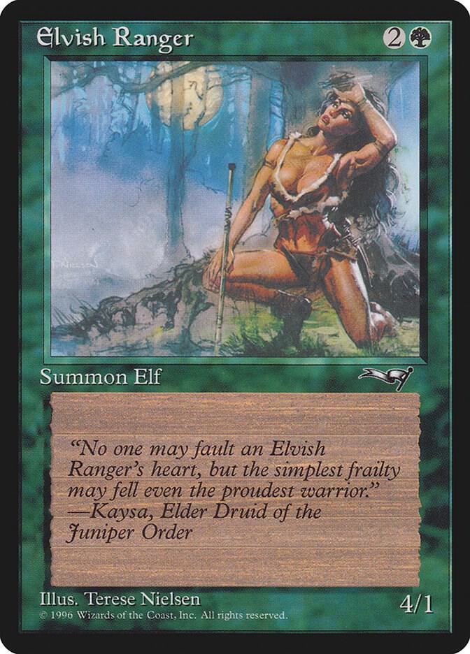 Elvish Ranger [Female] (ALL-C) Lightly Played