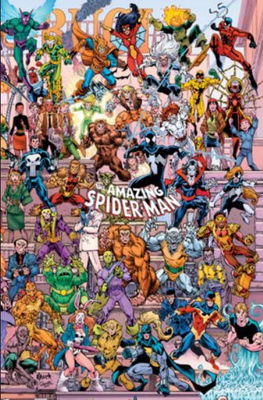 AMAZING SPIDER-MAN #1001 TODD NAUCK 4-PART CONNECTING LEGACY VARIANT