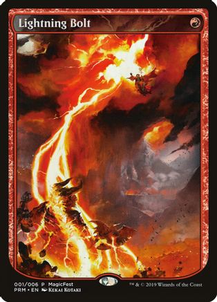 Lightning Bolt (PRM-R-FOIL-MagicFest)