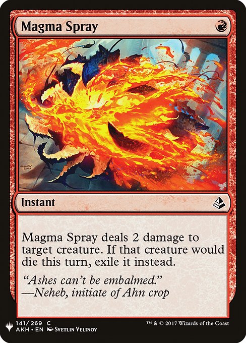 Magma Spray [Mystery Booster #1006] (AKH-C)