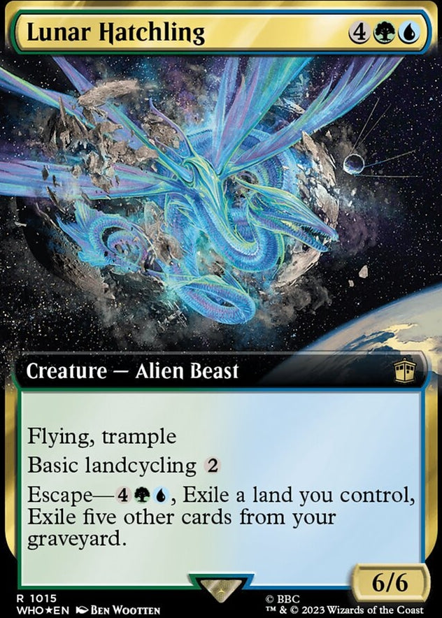 Lunar Hatchling [#1015 Surge Foil Extended Art] (WHO-R)