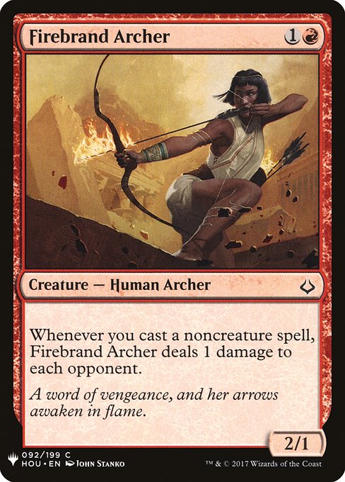 Firebrand Archer [Mystery Booster #0928] (HOU-C)