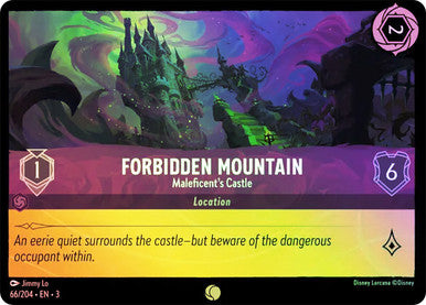 Forbidden Mountain - Maleficent's Castle (Into the Inklands 066/204) Common - Near Mint Cold Foil