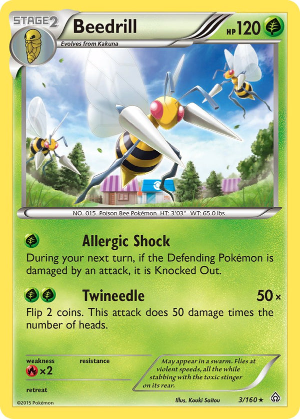 Beedrill - 003/160 (PRC) Rare - Near Mint