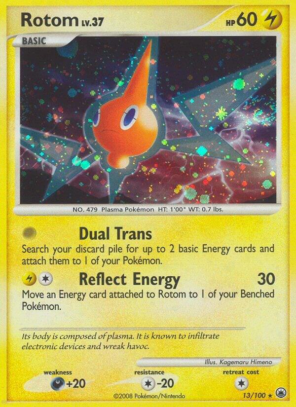 Rotom Dex - 13/100 (MD) Rare - Moderate Play Holofoil