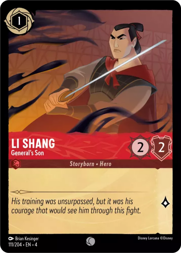 Li Shang - General's Son (Ursula's Return 111/204) Common - Near Mint