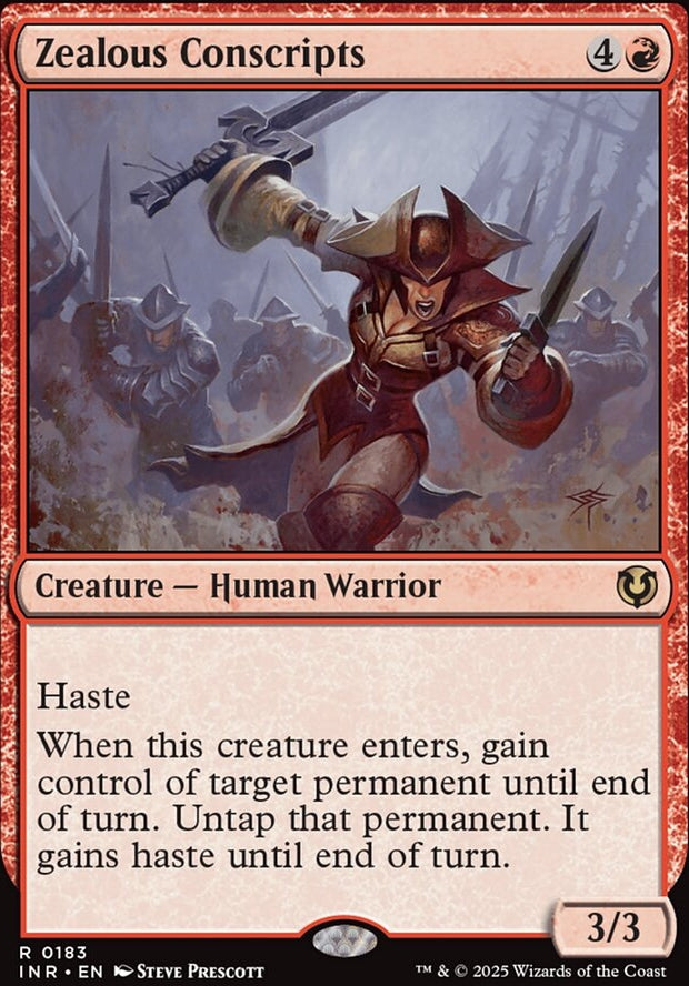 Zealous Conscripts [ #0183 ] (INR-R-FOIL)