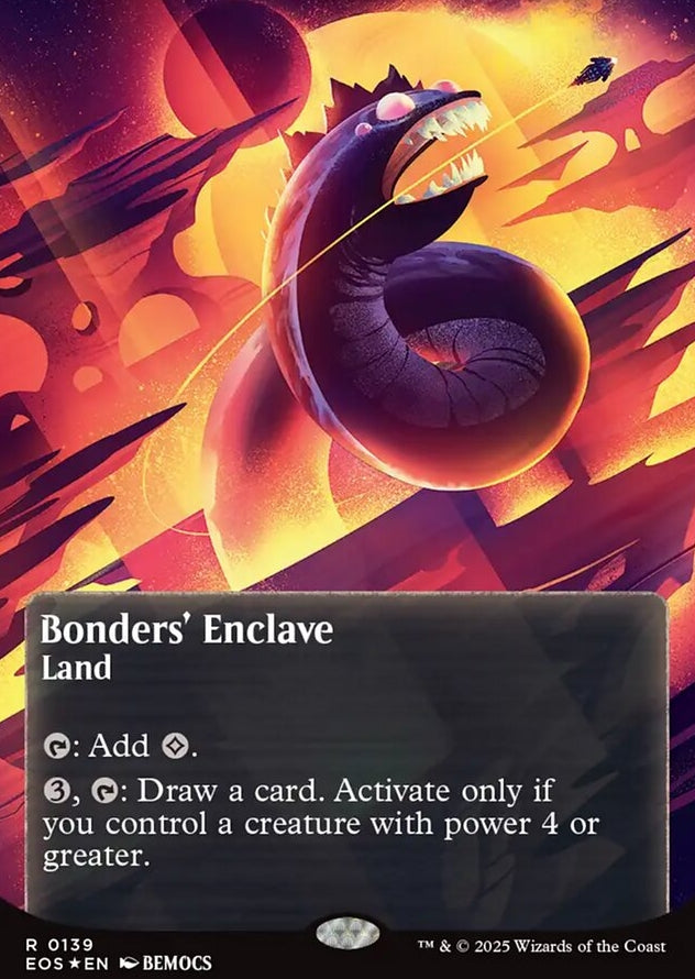 Bonders' Enclave [ #0139 Galaxy Foil Poster Stellar Sights ] (EOS-R)