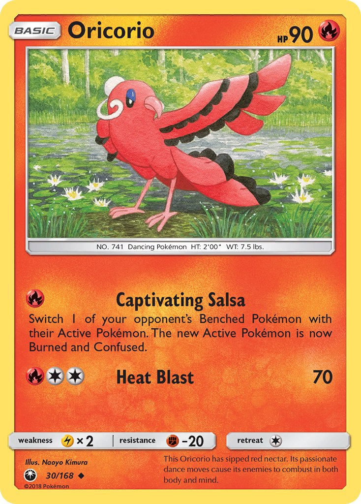 Oricorio - 030/168 (CES) Uncommon - Near Mint