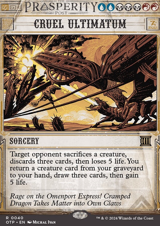 Cruel Ultimatum [#0040 Showcase] (OTP-R)