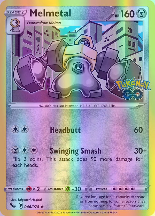 Melmetal - 046/078 (PGO) Holo Rare - Near Mint Reverse Holofoil