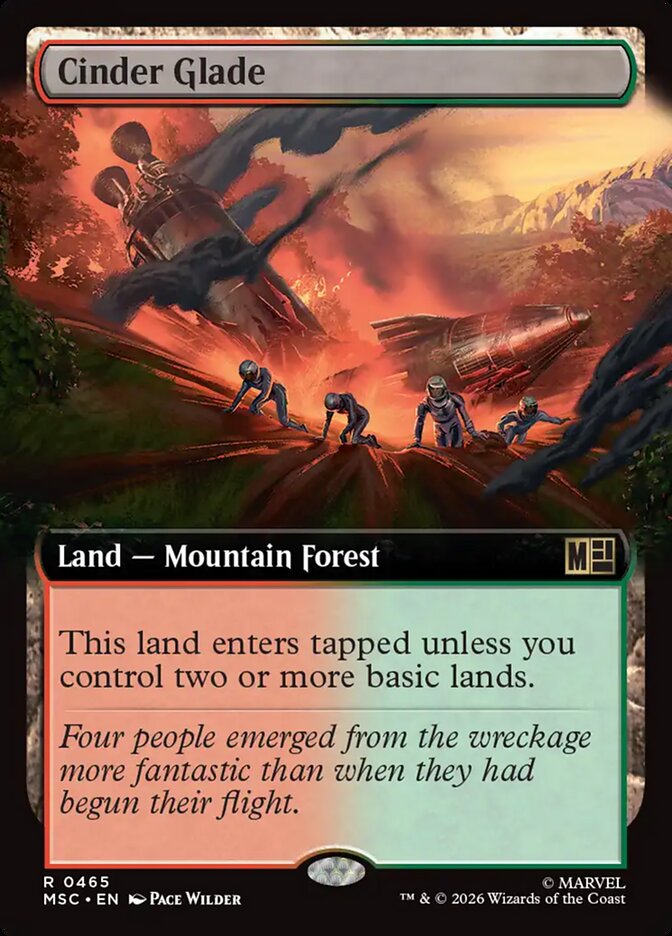 Cinder Glade [ #0465 Extended Art ] (MSC-R)