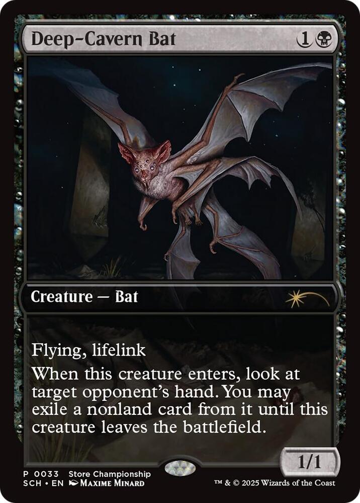 Deep-Cavern Bat [#0033 Game Day Promo] (GAME-P)