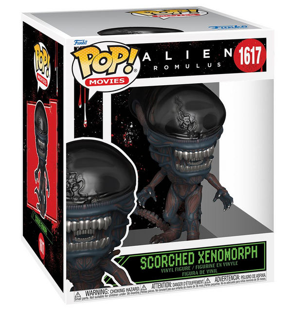 POP Figure (6 Inch): Alien: Romulus #1617 - Scorched Xenomorph