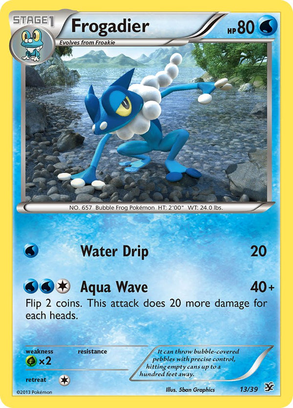 Frogadier - 013/039 (KSS) Common - Near Mint Holofoil