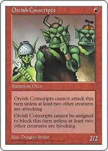 Orcish Conscripts (5ED-C)