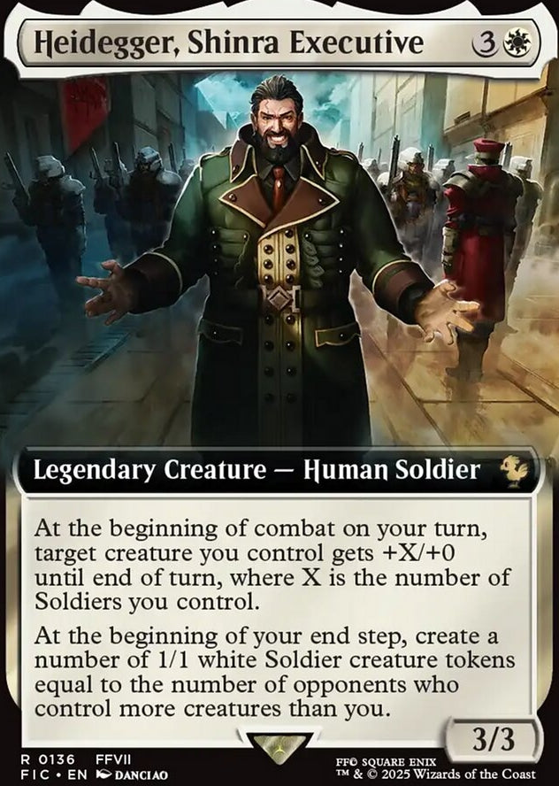 Heidegger, Shinra Executive [ #0136 Extended Art ] (FIC-R)