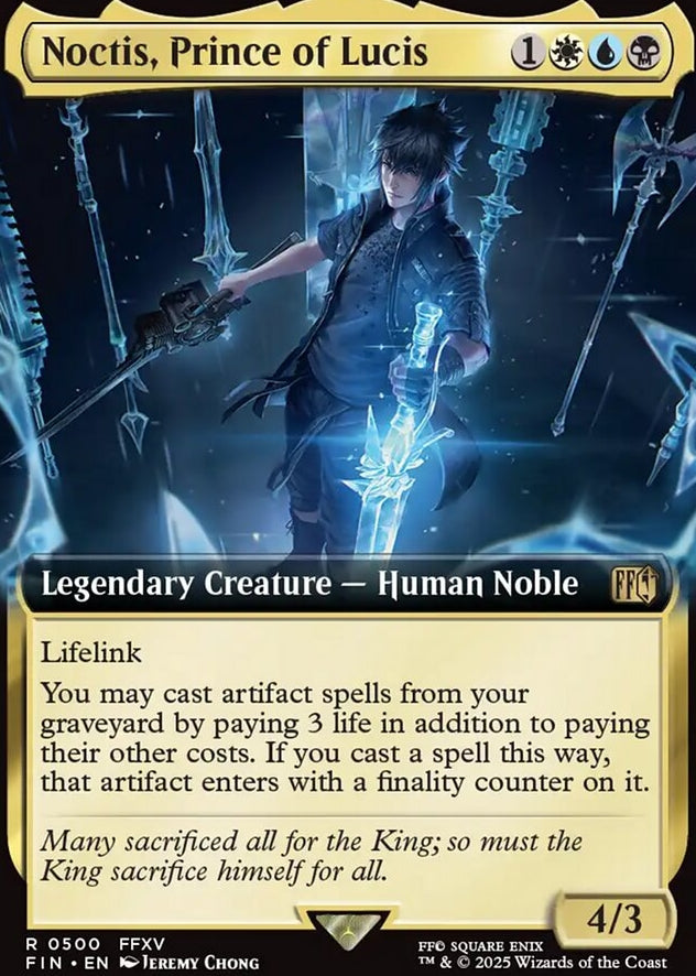 Noctis, Prince of Lucis [ #0500 Extended Art ] (FIN-R)