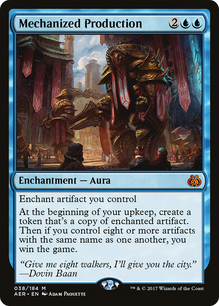 Mechanized Production (AER-M) - Light Play