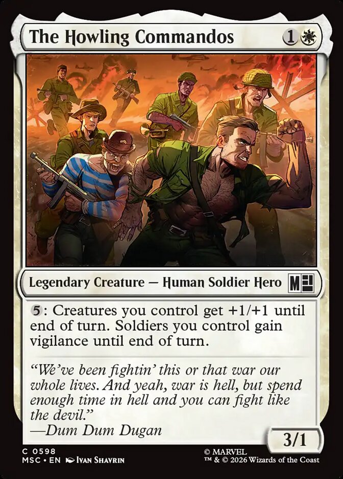 The Howling Commandos [ #0598 ] (MSC-C)