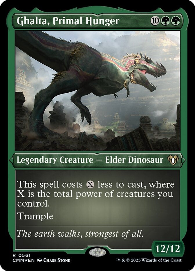 Ghalta, Primal Hunger [#0561 Etched Foil] (CMM-R)
