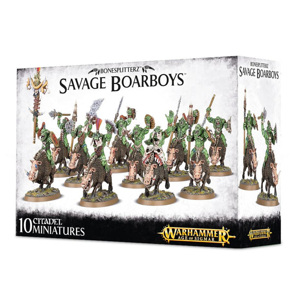 Age of Sigmar: Orruk Warclans - Bonesplitters: Savage Boarboys / Maniaks